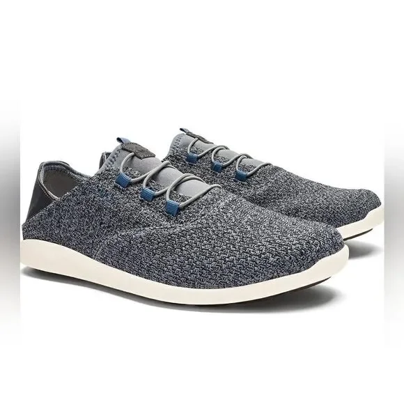 Olukai Alapa Li Slip-On Drop In Mesh No Tie Sneakers Charcoal Gray Men's 9.5‎